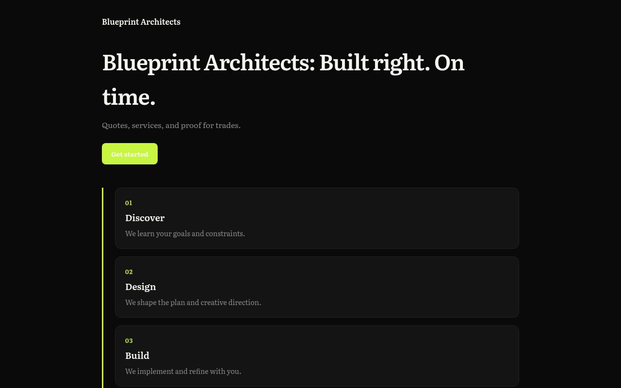 Blueprint Architects
