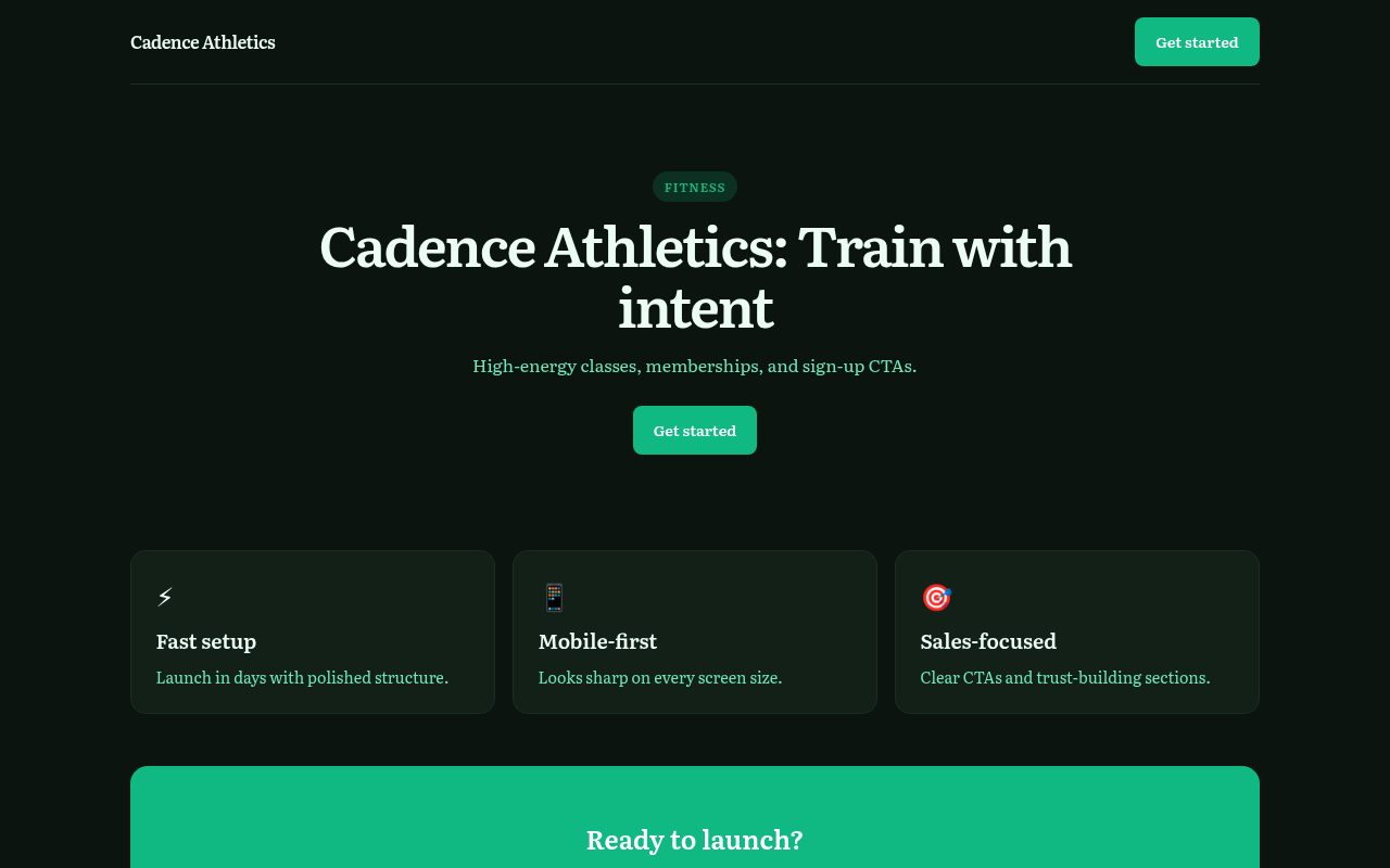 Cadence Athletics