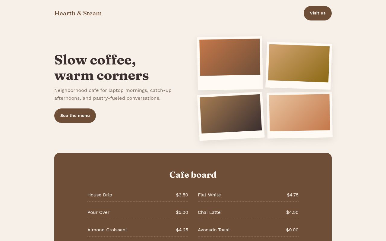 Cozy Cafe