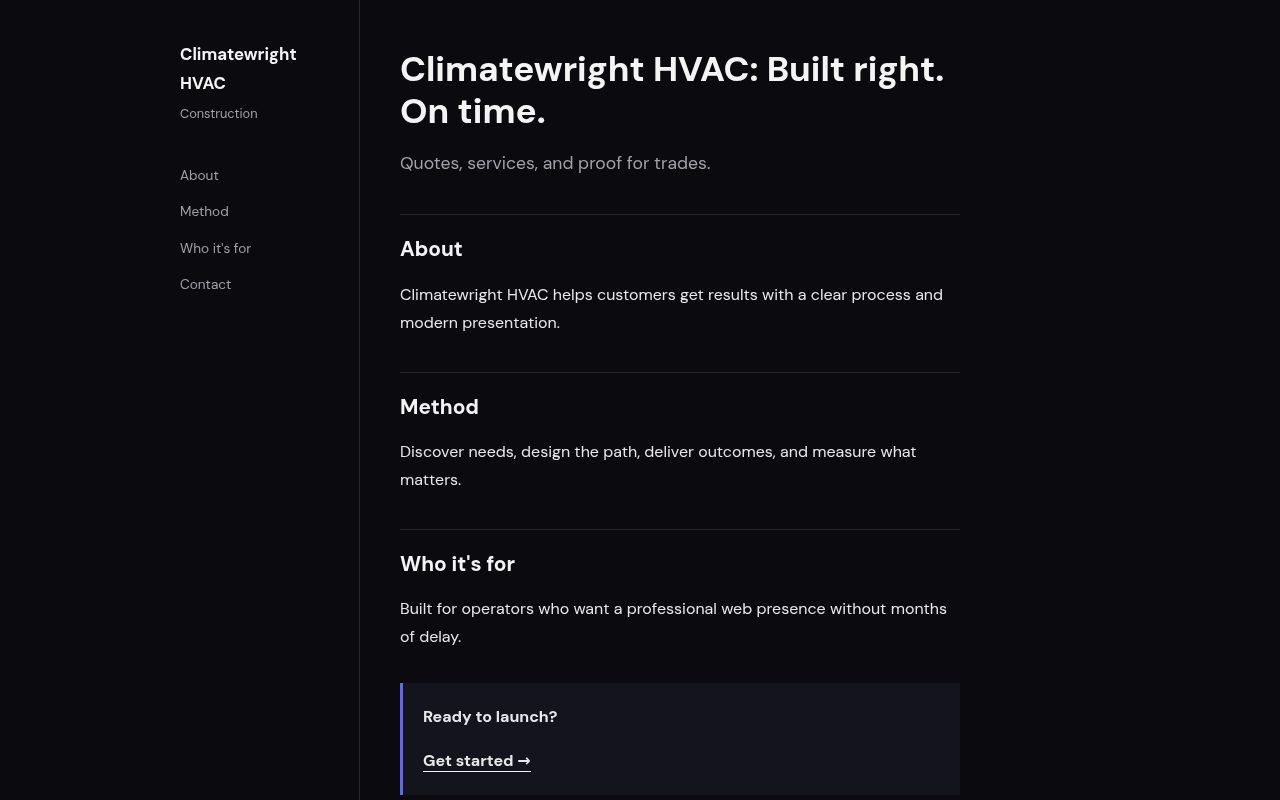 Climatewright HVAC
