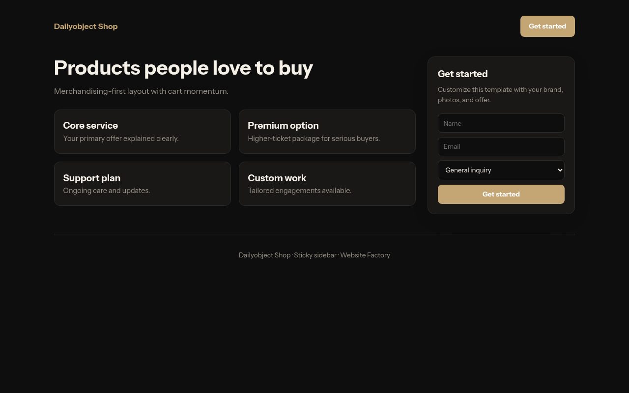 Dailyobject Shop