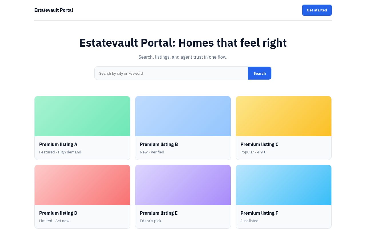 Estatevault Portal