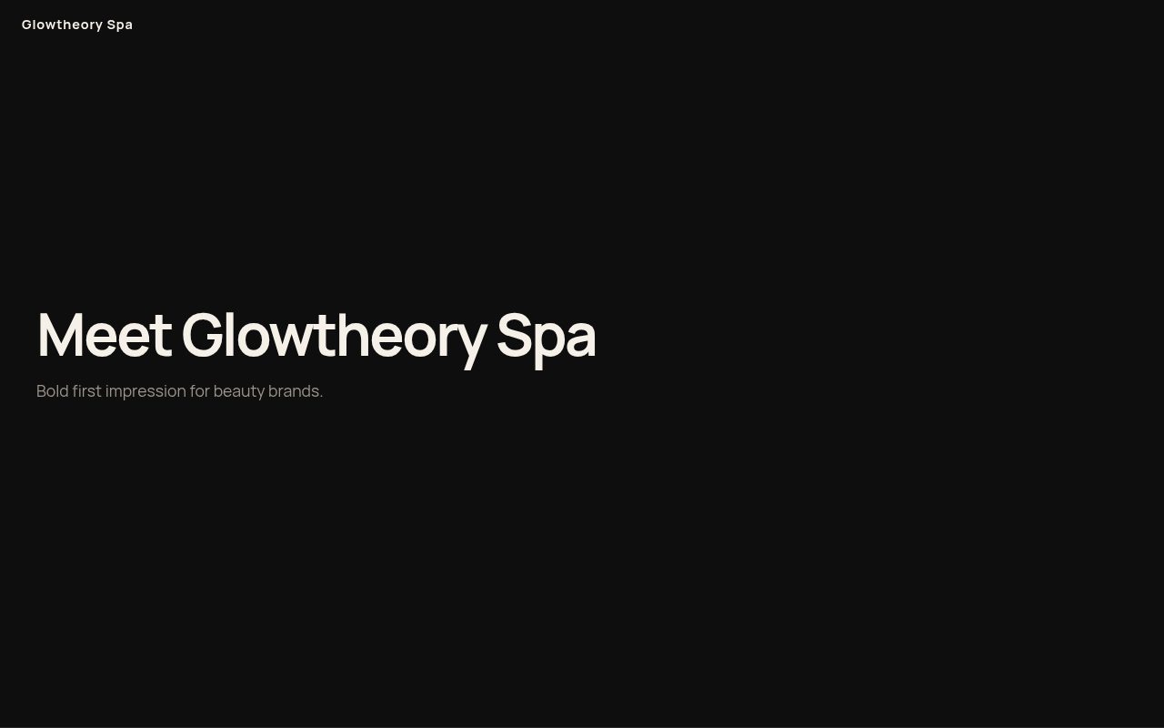 Glowtheory Spa