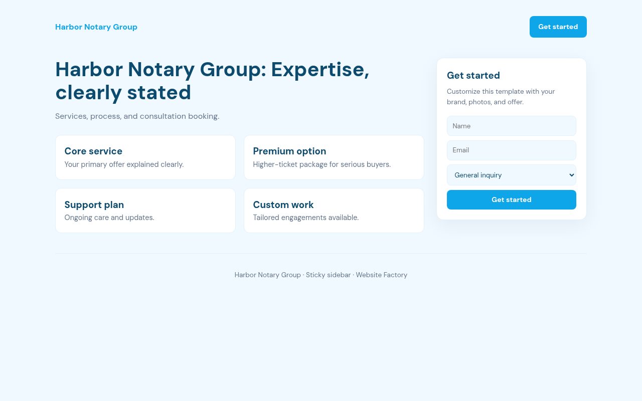 Harbor Notary Group