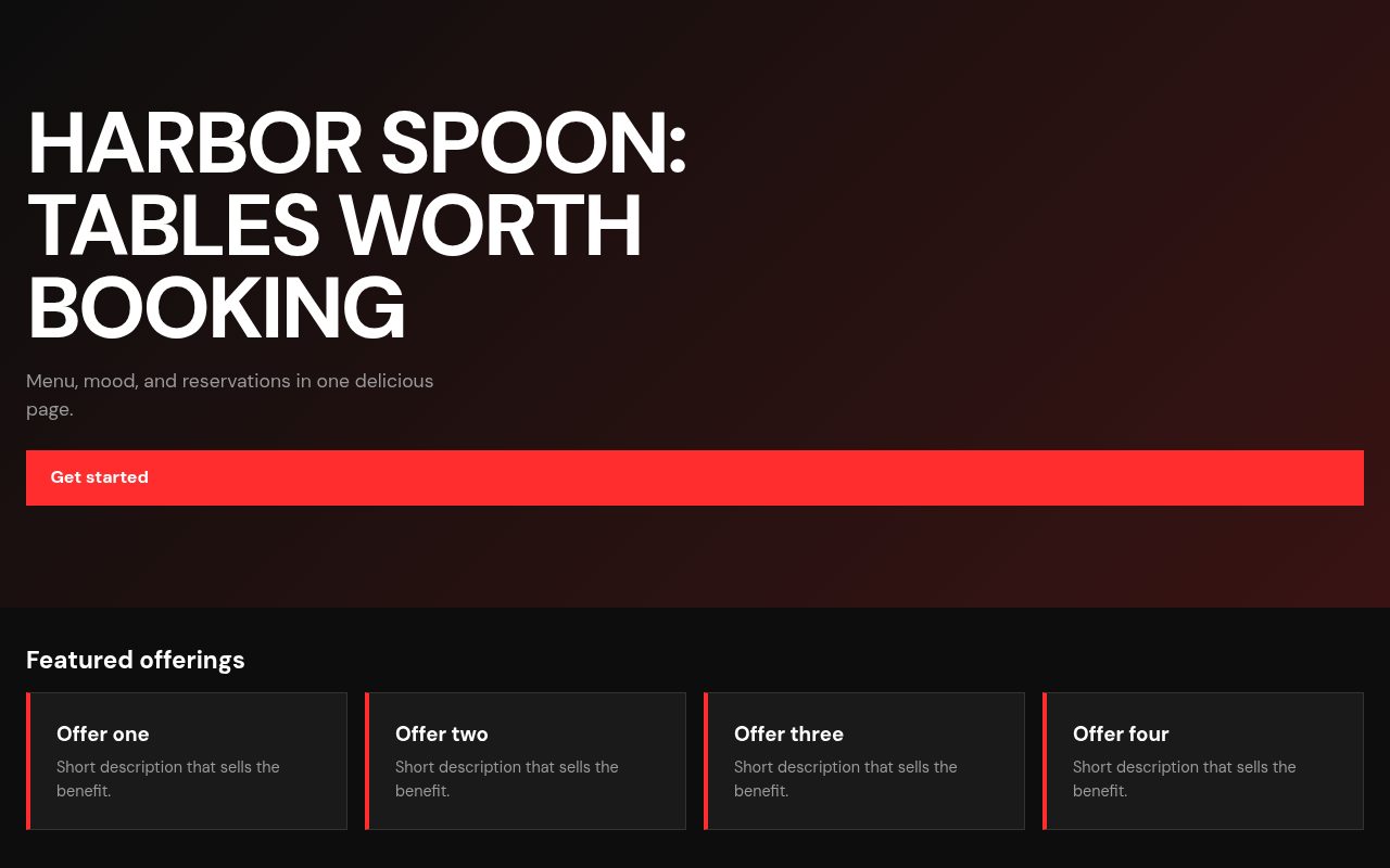 Harbor Spoon