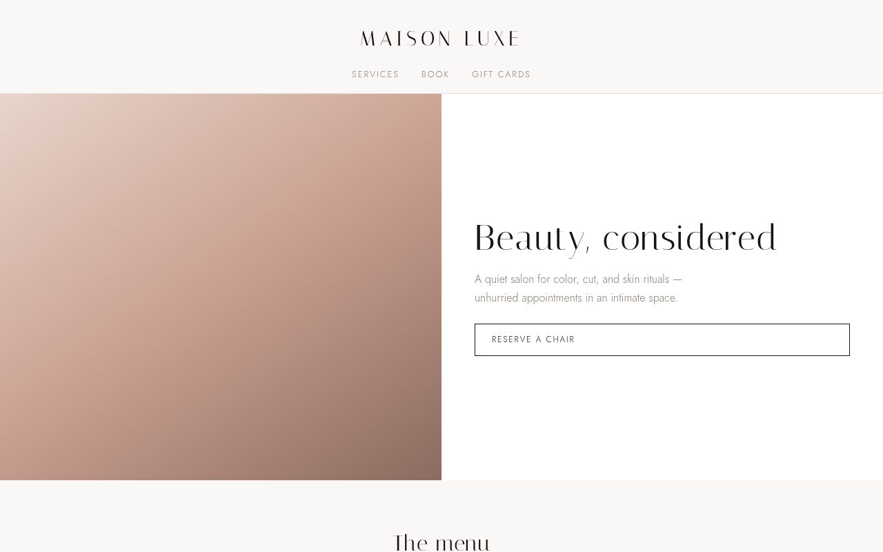 Luxury Salon
