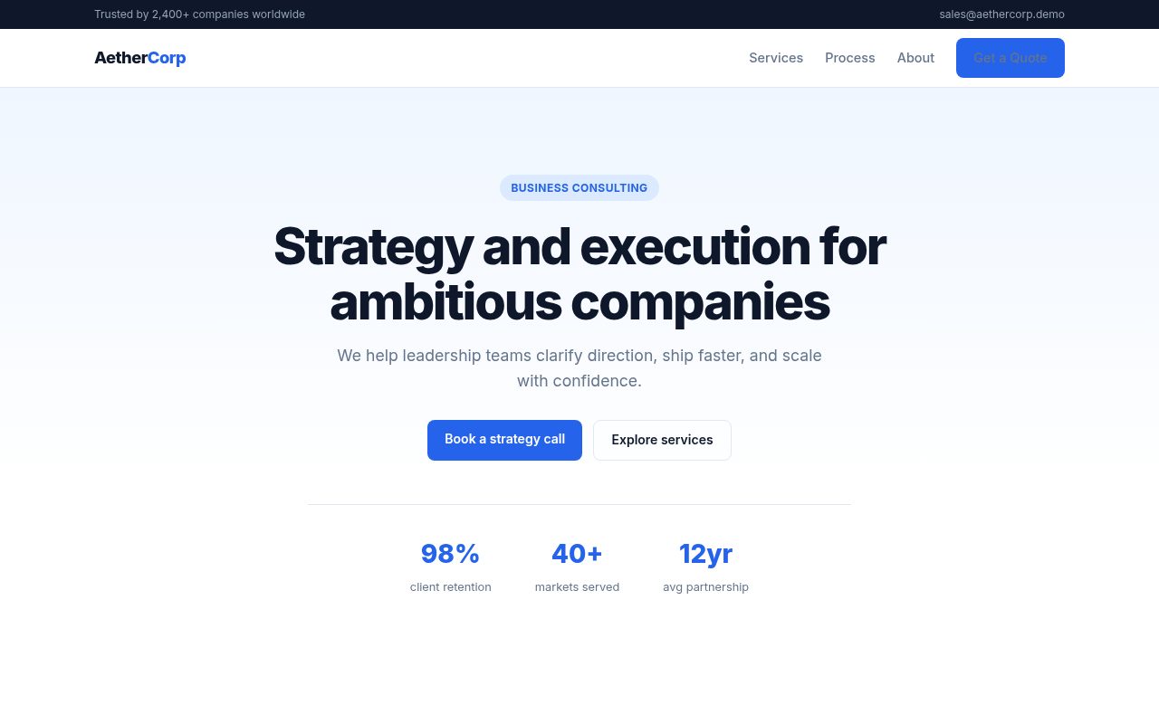 Modern Corporate