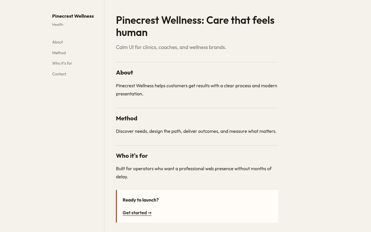Pinecrest Wellness