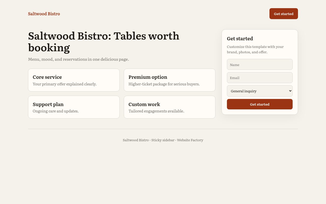 Saltwood Bistro