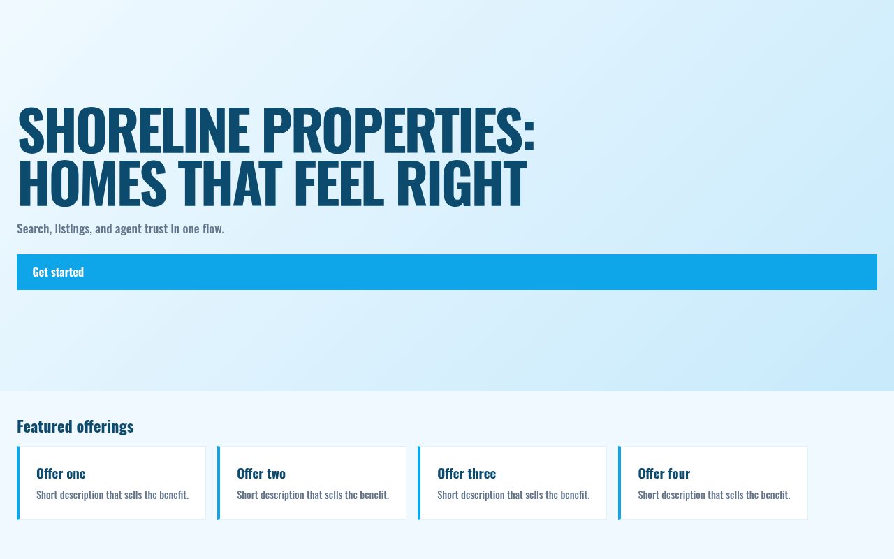 Shoreline Properties