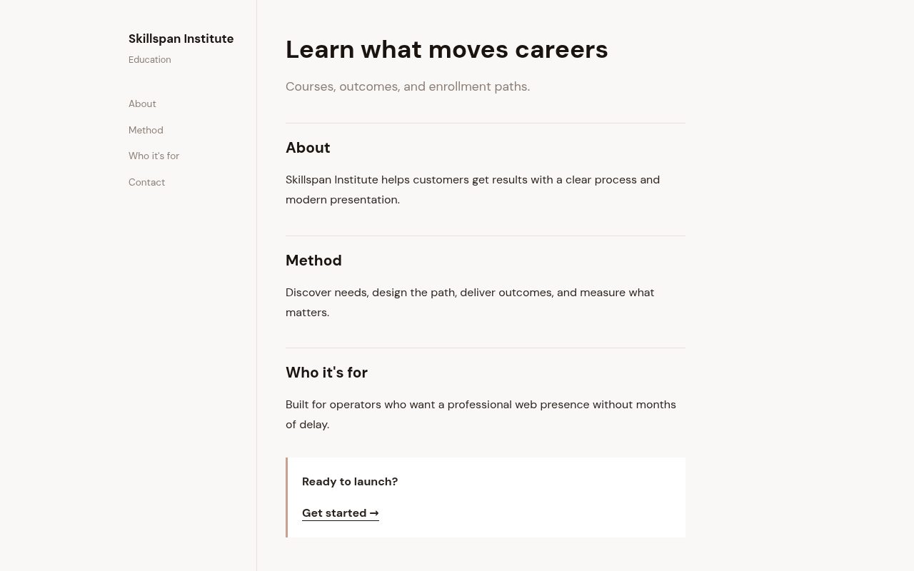 Skillspan Institute