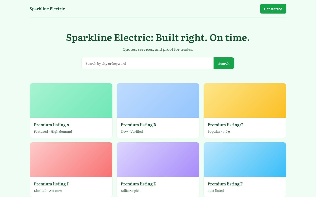 Sparkline Electric