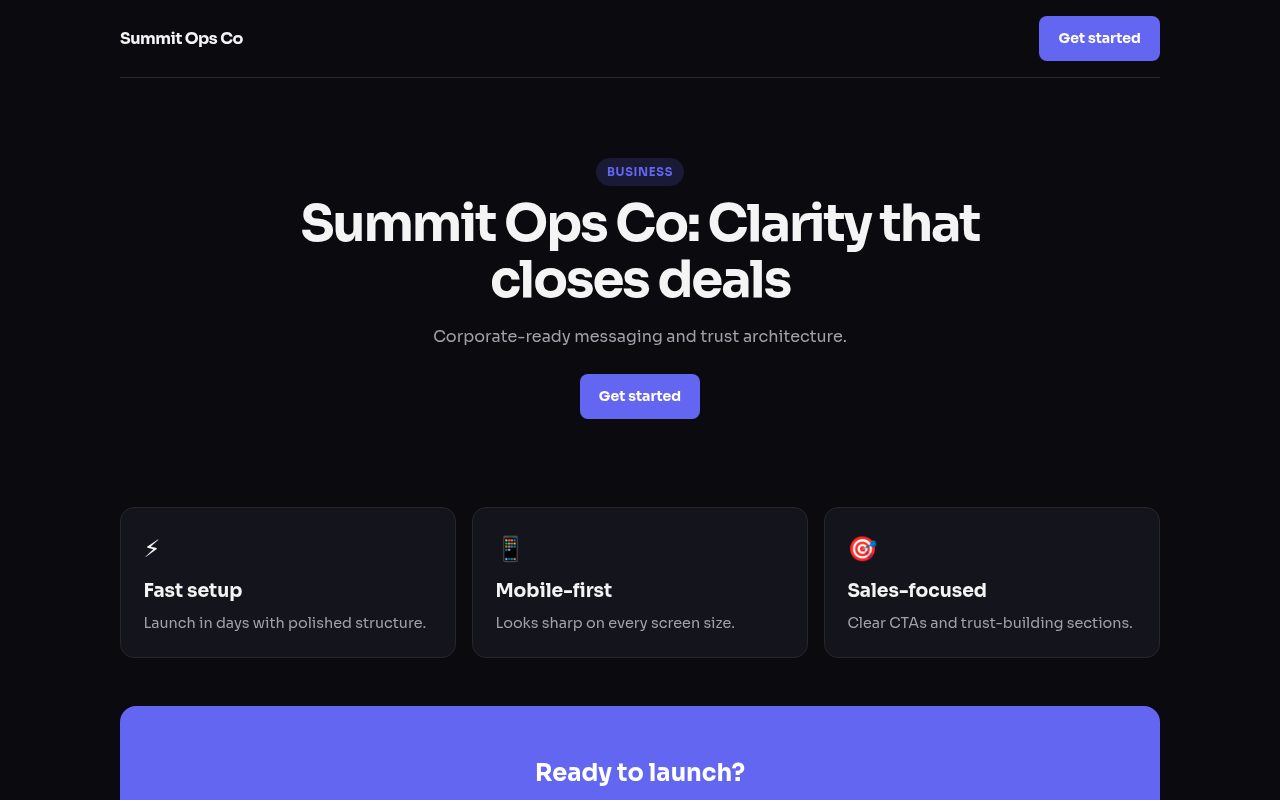 Summit Ops Co